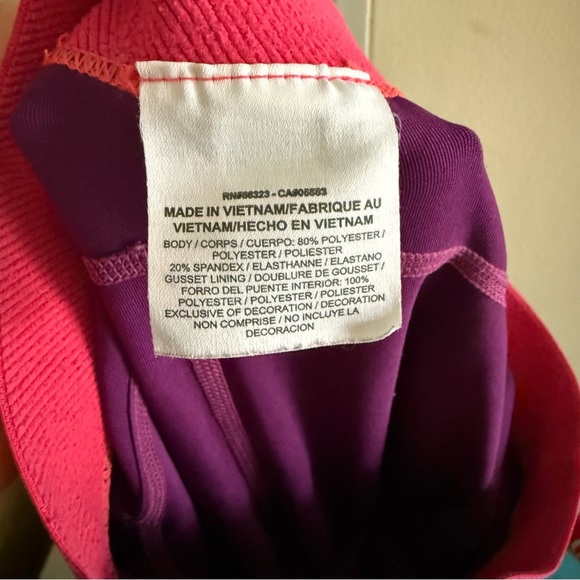 Nike Pro Womens Size Small 3/4 Length Capri Workout Pants Purple Active wear - Picture 5 of 8